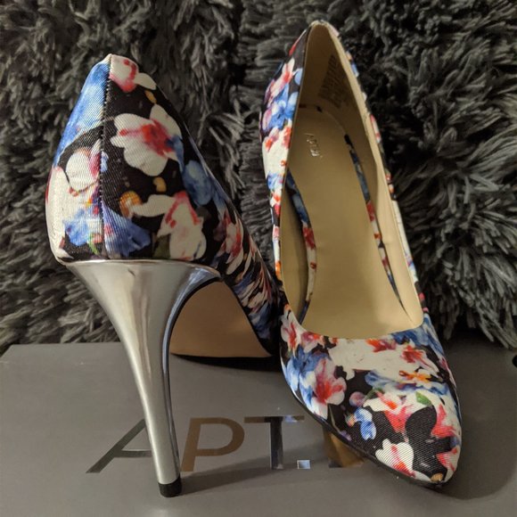 Apt 9 Floral Heels Size 8.5 NIB - Picture 5 of 6